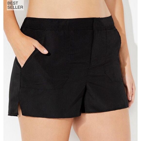 FULLFITALL - Black Cargo Swim Short - Picture 1 of 5